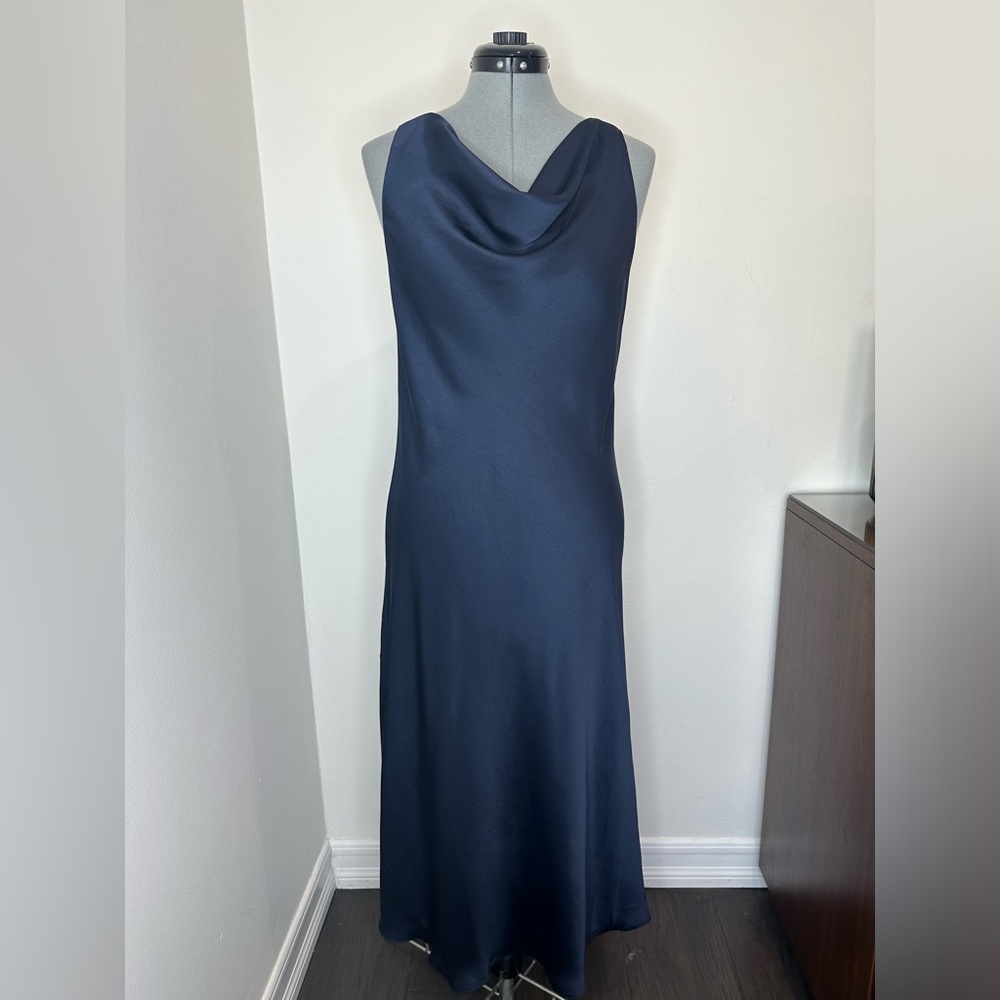 Hatch The Harlow Women's Navy Blue Sleeveless Maternity Evening Dress Size 2 - Picture 3 of 12